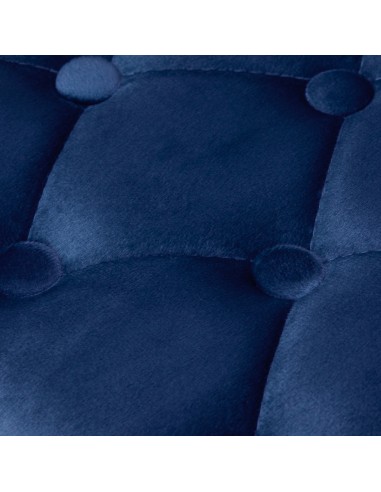 4Rico sedia girevole QS-OF213G velluto blu navy