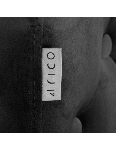 4Rico sedia girevole QS-OF213G grigio velluto