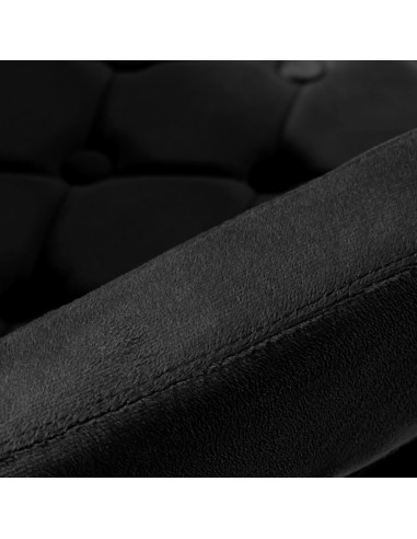 4Rico sedia girevole QS-OF213G velluto nero