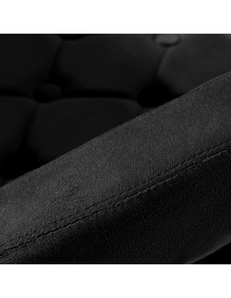 4Rico sedia girevole QS-OF213G velluto nero