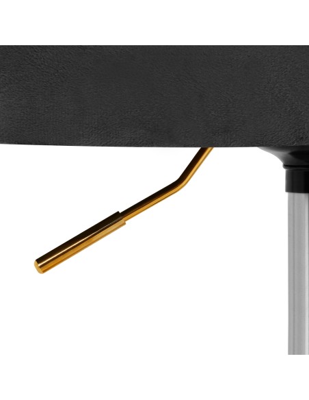 4Rico sedia girevole QS-OF213G grigio velluto