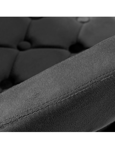 4Rico sedia girevole QS-OF213G grigio velluto