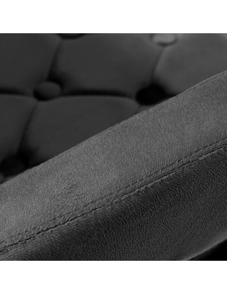 4Rico sedia girevole QS-OF213G grigio velluto