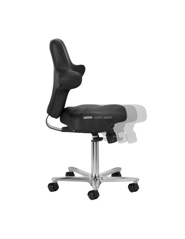 Azzurro Special 152 sedia cosmetica nera