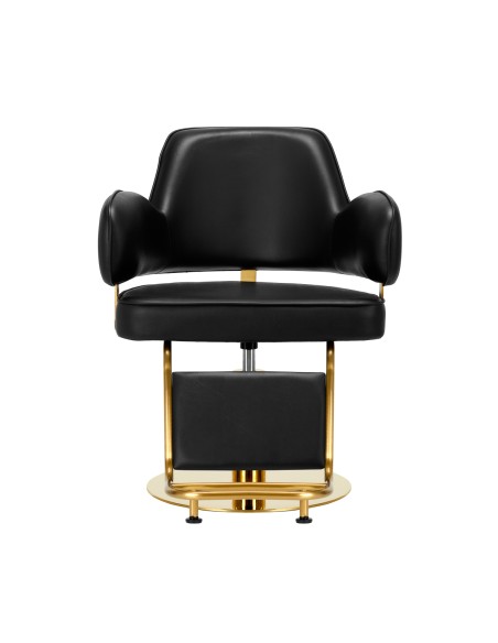Poltrona per parrucchieri Gabbiano Linz NQ oro nero