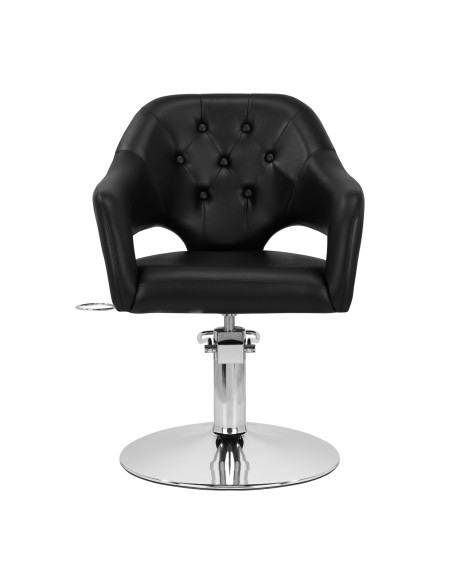 Poltrona per parrucchieri Gabbiano Parma nero