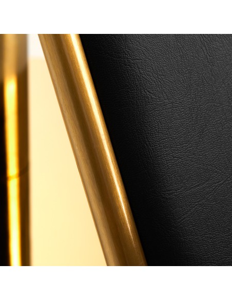 Poltrona per parrucchieri Gabbiano Linz NQ oro nero
