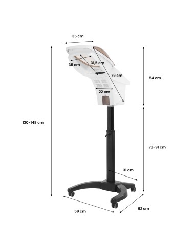 Gabbiano sauna per parrucchieri in piedi 408D...