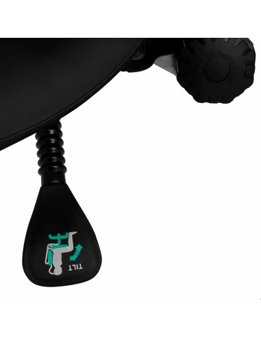 Giovanni 1004 sgabello cosmetico oro nero