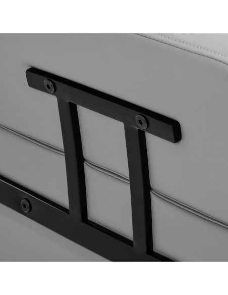 Poltrona da parrucchiere Gabbiano Porto nera e grigia