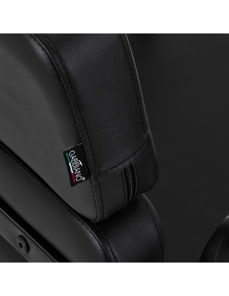 Poltrona da parrucchiere Gabbiano Porto nero e nero