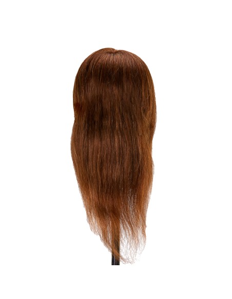 Testa di formazione per parrucchieri Gabbiano WZ1 capelli naturali, colore 4H, lunghezza 16"".
