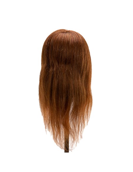 Testa di formazione per parrucchieri Gabbiano WZ1 capelli naturali, colore 4H, lunghezza 20"".