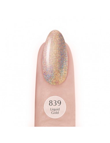 839 Smalto semipermanente UV LaQ Liquid Gold 8ml