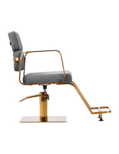 Poltrona per parrucchieri Gabbiano Porto oro...