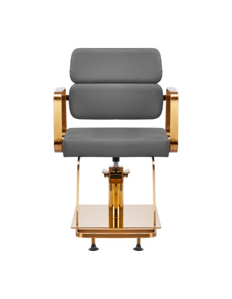 Poltrona per parrucchieri Gabbiano Porto oro grigio