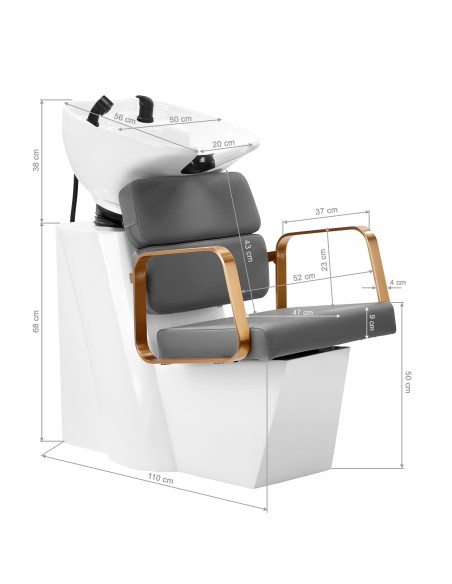 Sapone per parrucchieri Gabbiano Porto oro grigio 