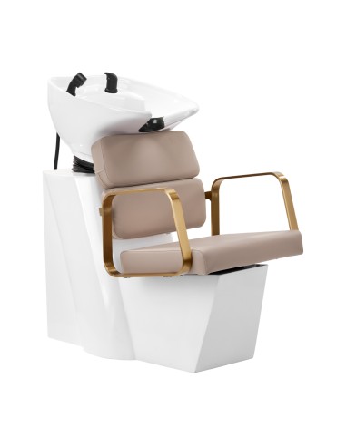 Lavabo da parrucchiere Gabbiano Porto oro beige