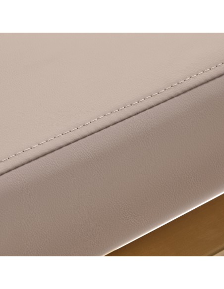 Poltrona per parrucchieri Gabbiano Porto oro beige