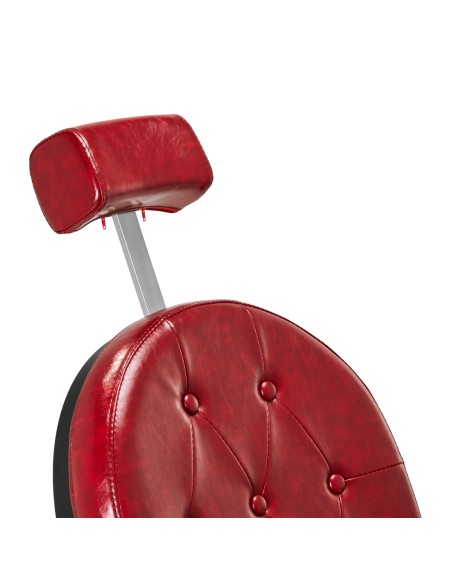 Sedia da barbiere Gabbiano President Red
