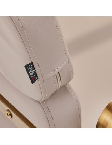 Poltrona per parrucchieri Gabbiano Porto oro beige