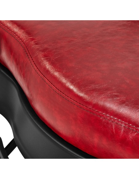 Sedia da barbiere Gabbiano President Red