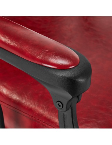 Sedia da barbiere Gabbiano President Red