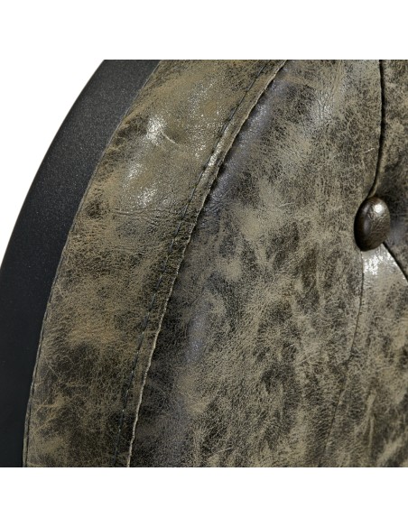 Sedia da barbiere Gabbiano President Old Leather Verde