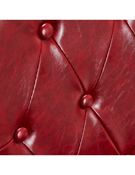 Sedia da barbiere Gabbiano President Red