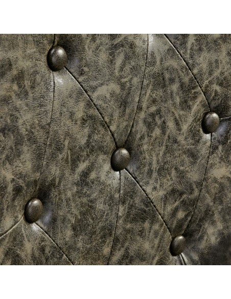 Sedia da barbiere Gabbiano President Old Leather Verde