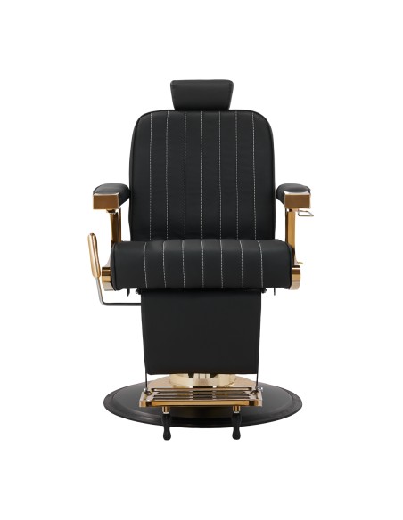 Sedia da barbiere Gabbiano Marcus oro nero