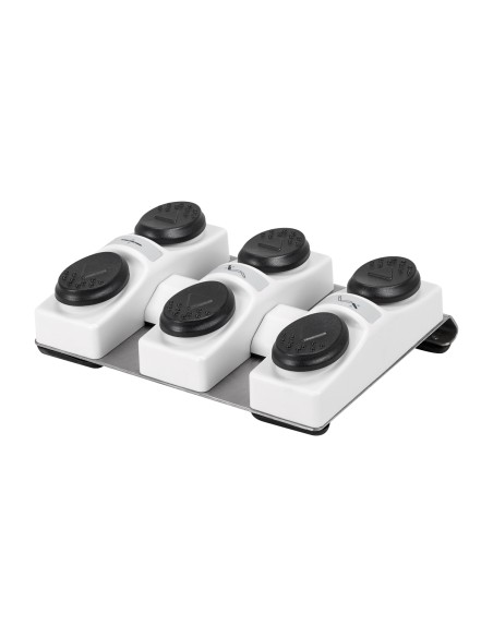 Azzurro 803D poltrona cosmetica elettrica a 3 motori bianca