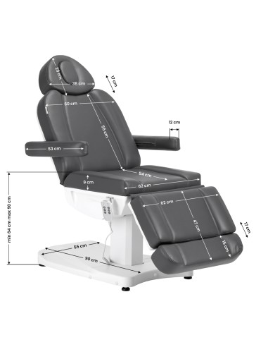 Sedia estetica elettrica Azzurro 803D 3 motori...