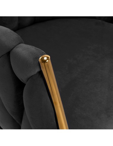 4Rico sedia QS-GW06G grigio velluto