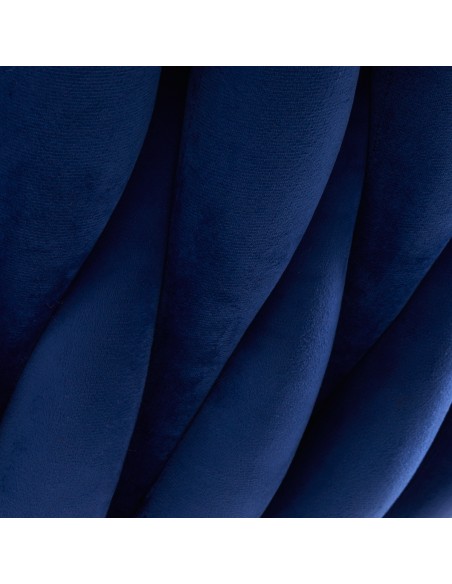 4Rico sedia QS-GW06G velluto blu navy