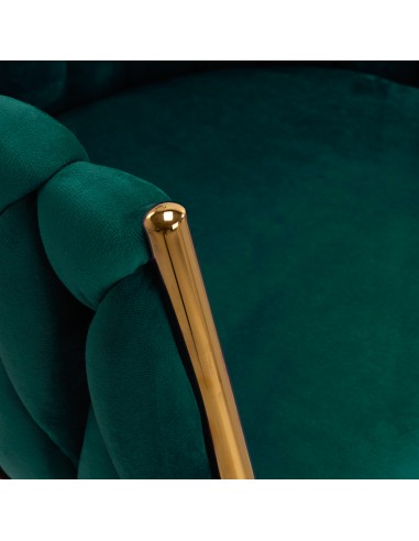 4Rico sedia QS-GW06G verde velluto