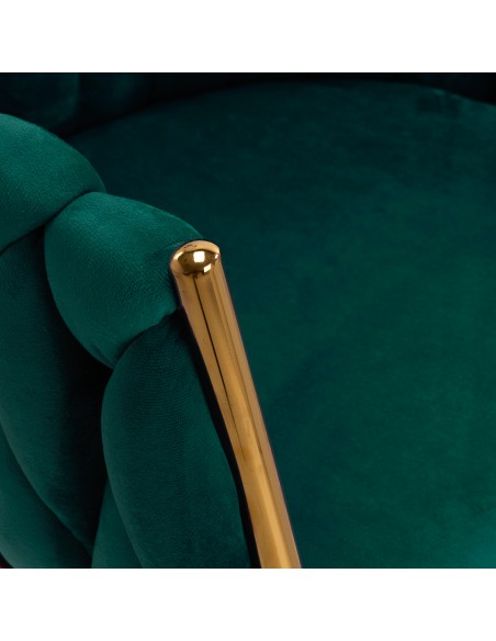 4Rico sedia QS-GW06G verde velluto