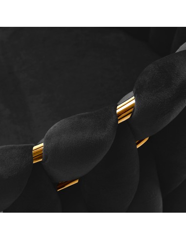 4Rico sedia QS-GW06G velluto nero