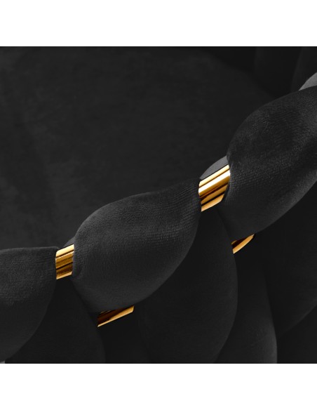 4Rico sedia QS-GW06G velluto nero