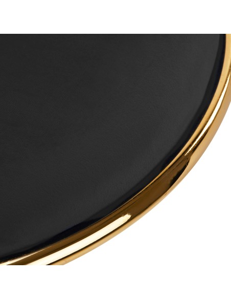 4Rico sedia girevole QS-GW01G velluto nero