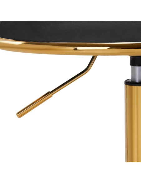 4Rico sedia girevole QS-GW01G velluto nero