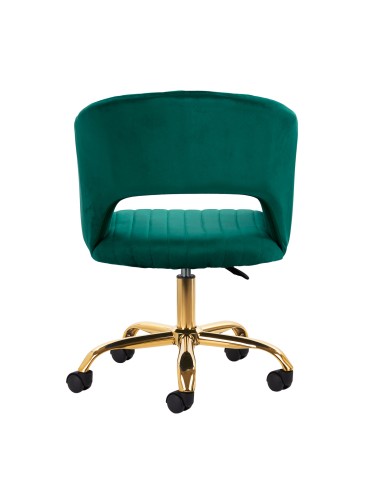 4Rico sedia girevole QS-OF212G verde velluto