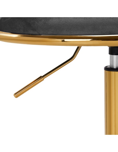 4Rico sedia girevole QS-GW01G grigio velluto