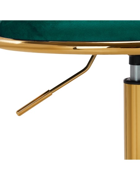 4Rico sedia girevole QS-GW01G verde velluto