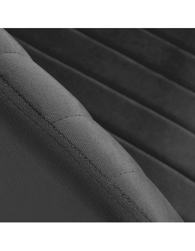 4Rico sedia girevole QS-OF212G grigio velluto