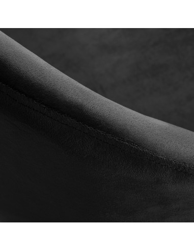 4Rico sedia girevole QS-MF18G velluto nero