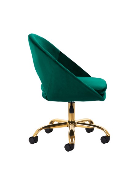 4Rico sedia girevole QS-MF18G verde velluto