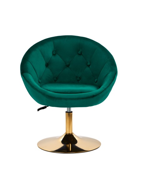 4Rico sedia girevole QS-BL12G verde velluto