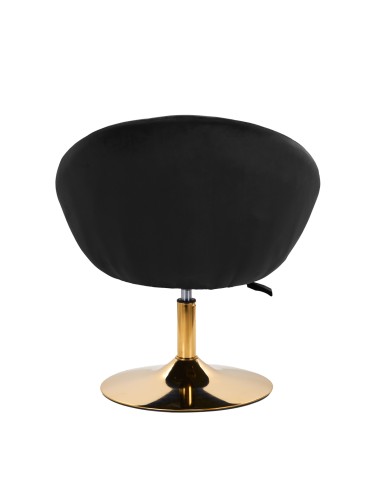 4Rico sedia girevole QS-BL12G velluto nero