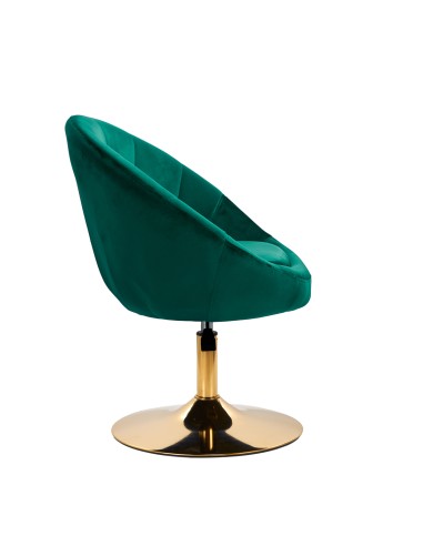 4Rico sedia girevole QS-BL12G verde velluto